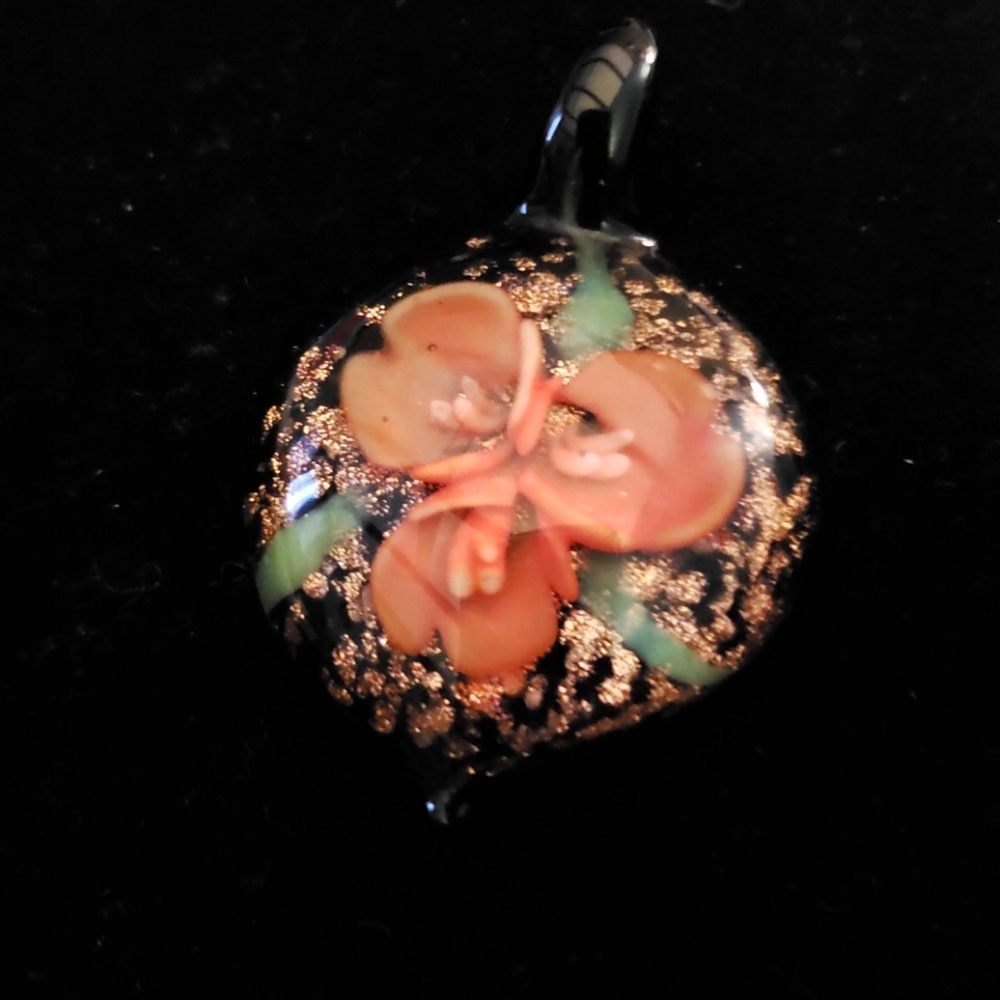 Glass charm